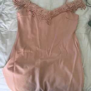 Dusty rose XL midi dress
